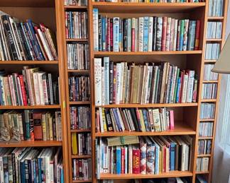 General Estate Library Collection (Books, CDs, and DVDs)