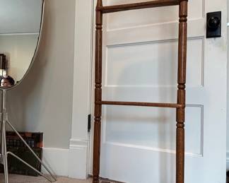 Vintage Oak Gentleman's Valet Stand