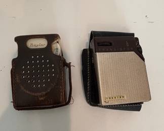 Vintage Baylar 6-Transistor Radio and Toshiba 6TP-309A Transistor Radio