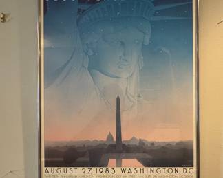 1983 'March for the Dream' 20th Anniversary Poster