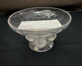 Lalique Nogent Footed Bowl
