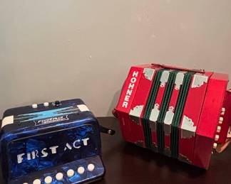 Hohner Melodica and First Act Discovery Accordion