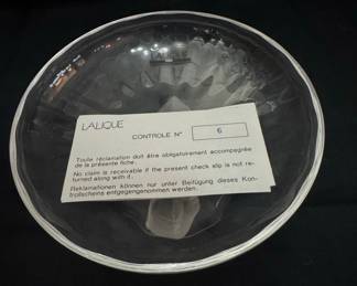 Lalique Nogent Footed Bowl