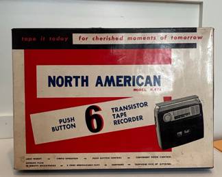 North American Model N.678 6-Transistor Tape Recorder