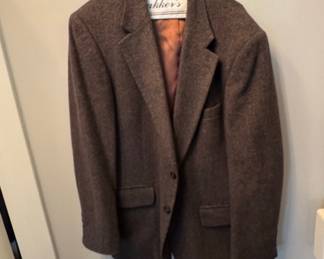 Vintage Men's Brown Tweed Sport Coat