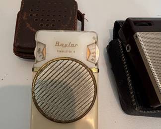 Vintage Baylar 6-Transistor Radio and Toshiba 6TP-309A Transistor Radio