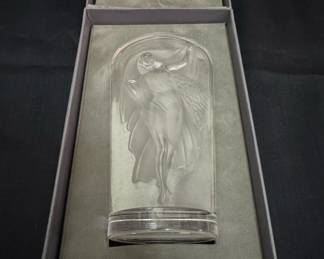 Lalique 'Suzanne' Frosted Crystal Statuette