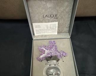 Lalique Clairefontaine "Lily of the Valley" Perfume Bottle