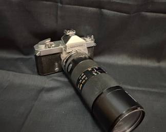 Nikkormat FTN 35mm SLR Camera with Tamron SP Tele-Macro Lens