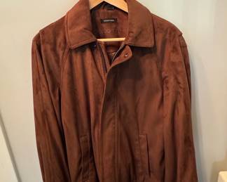 Claiborne Sueded Finish Bomber Jacket