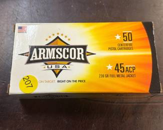 50 ROUNDS OF 45 ACP AMMO