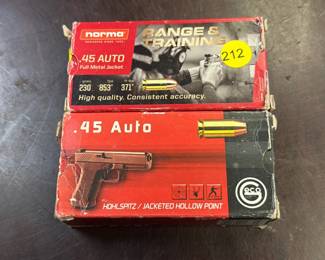 100 ROUNDS OF NORMA .45 AUTO AMMO