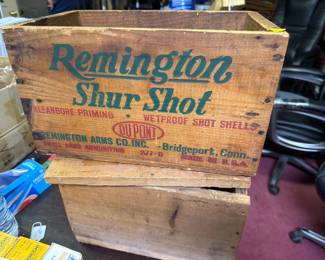  TWO WOODEN BOXES