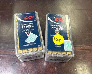  (100) ROUNDS OF 22 WMR 30 GR AMMO