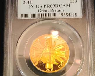 2011- FS-Brittish Au 50£ piece