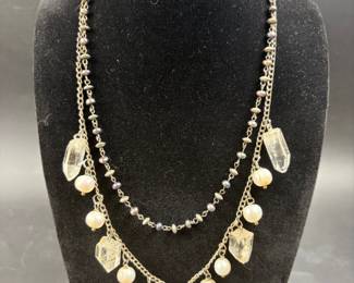Pearl necklaces