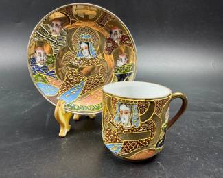 Satsuma cup and saucer