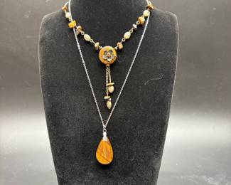 Tiger eye necklaces