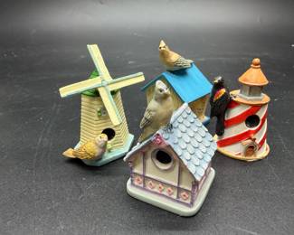 Lenox bird thimble collection