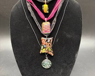 Art glass pendants