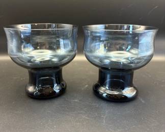 Lenox clarion blue sherbet dishes