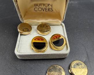 Vintage button covers