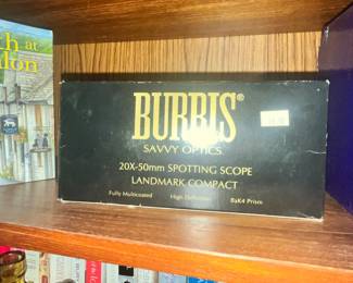 BURRIS SAVVY OPTICS SPOTTING SCOPE IN BOX