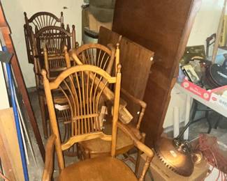 PENNSYLVANIA HOUSE SOLID OAK DINING SET
