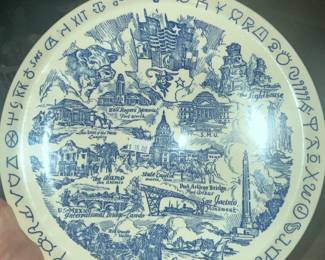 VERNON KILNS TEXAS PLATE