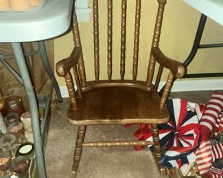 CHILD'S JENNY LIND ROCKER