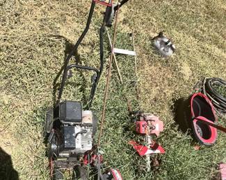 GAS EDGER AND GARDEN TILLER
