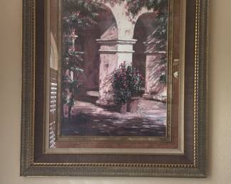 Oversized Traditional Framed Artwork – 58” x 69” – Elegant Statement Piece
