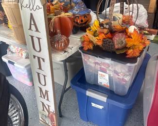 Tons of high-end fall decorations