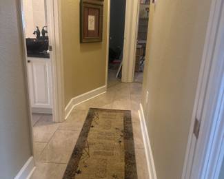 Wall decor, and rug (runner)