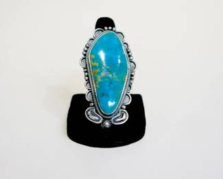 Large Turquoise Statement Ring