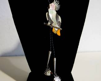 Cockatoo Bolo Tie
