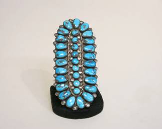 Navajo Sterling Cluster Ring