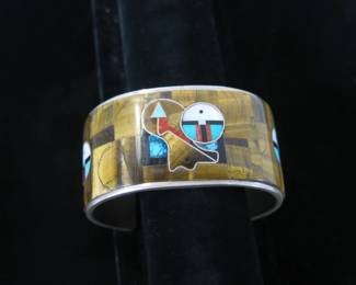 Betty Lee Tiger's Eye Cuff