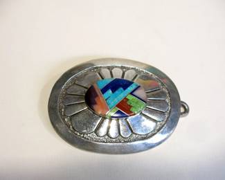Tommy Jackson Navajo Belt Buckle