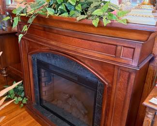 $300 electric fireplace. 