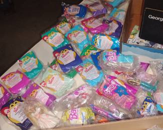 Lots of Barbie McDonald toys
