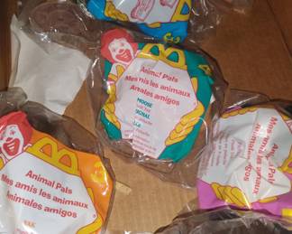 Animal pets McDonald toys