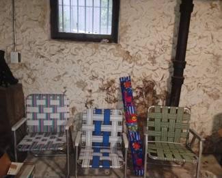 Vintage lawn chairs