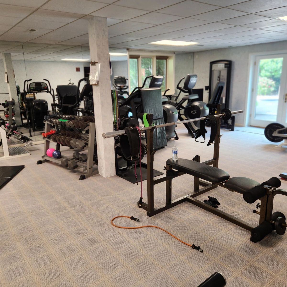 Dumbbells & rack are NOT FOR SALE