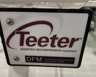 Teeter DFM Inversion Table, commercial-grade motorized inversion machine