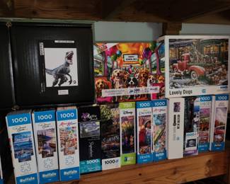 garage, puzzles