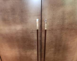 Main floor display cabinet (bar/AV cabinet)-door detail