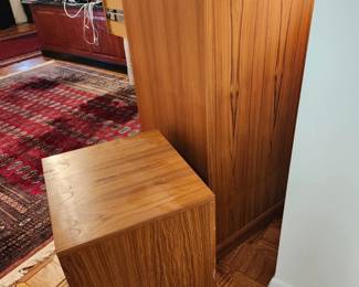 3 MCM file cabinets, all finished all 4 sides