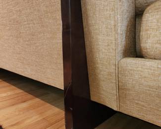 L sectional sofa by Thayer Coggin, back/base detail