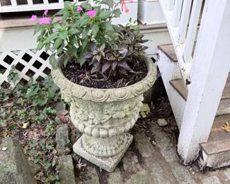 Large garden planters, pair
